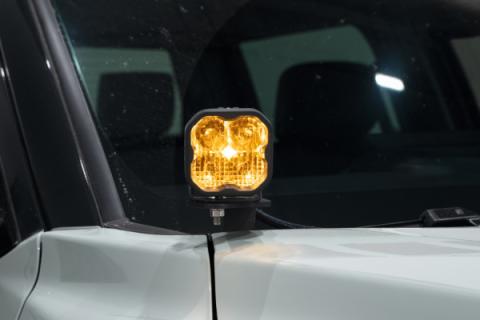 Stage Series Ditch Light Kit for 2022 Toyota Tundra SS5 Pro Diode Dymanics Yellow Combo Diode Dymanics