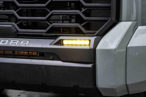 SS6 LED Fog Light Kit for 2022 Toyota Tundra Amber Wide Diode Dymanics
