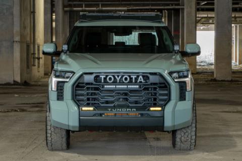 SS6 LED Fog Light Kit for 2022 Toyota Tundra Amber Wide Diode Dymanics
