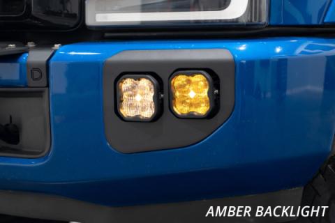 SS3 LED Fog Pocket Kit for 2020-2022 Ford Super Duty, White Sport Diode Dynamics