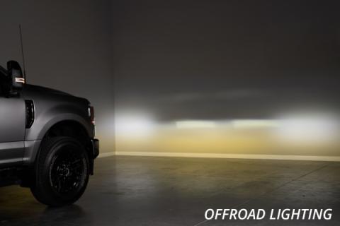 SS3 LED Fog Pocket Kit for 2020-2022 Ford Super Duty, Yellow Max Diode Dynamics