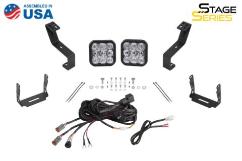 SS5 Bumper LED Pod Light Kit for 2019-Present Ram, Pro White Driving Diode Dynamics