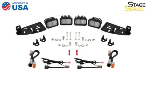 Stage Series Fog Pocket Mounting Brackets for 2019-Present Ram Diode Dynamics