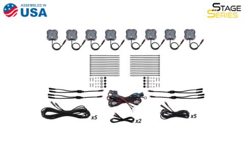 Single-Color Rock Light Installer Magnet Mount Kit (8-pack) Diode Dynamics