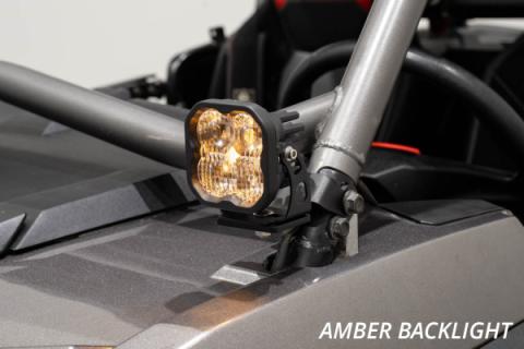 Stage Series SS3 A-Pillar Pod Kit for 2014-2018 Polaris RZR XP, Pro White Combo Diode Dynamics