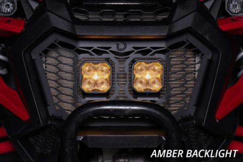 Stage Series LED Grille Kit for 2022-2024 Honda Talon, Pro White Fog