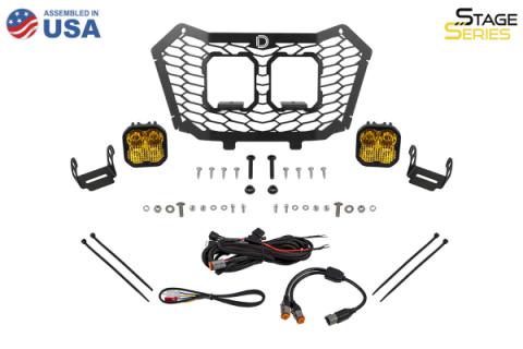 Stage Series LED Grille Kit for 2022-2024 Honda Talon, Pro White Fog