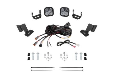 Stage Series A-Pillar Pod Kit for 2019-2024 Honda Talon, Cool White (6000K) SS3 Sport Sport White Combo