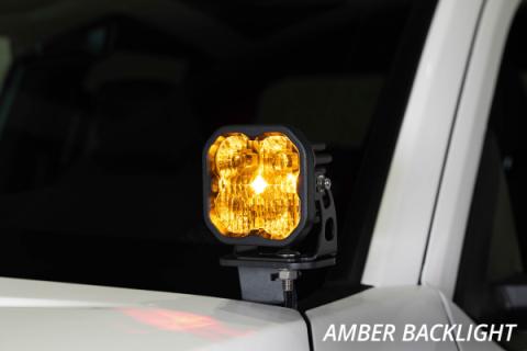 Stage Series 2 Inch LED Ditch Light Kit for 2024-Present Toyota Tacoma, Sport White Combo Diode Dynamics