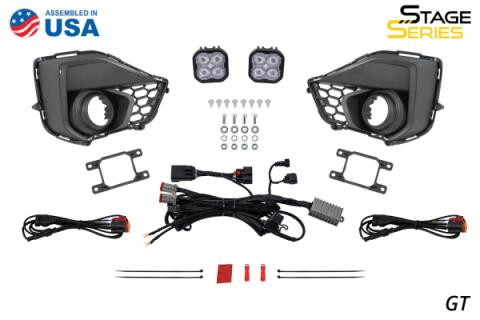 SS3 Add-On Fog Lamp Kit for 2024 Ford Mustang EcoBoost Yellow Pro Diode Dynamics