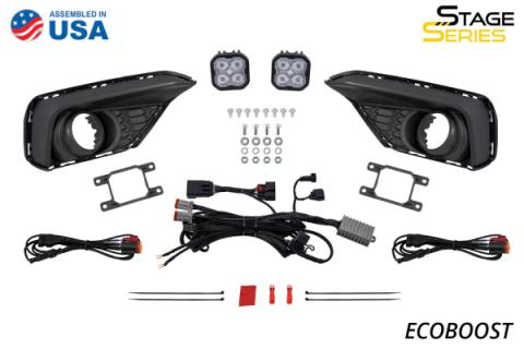 SS3 Add-On Fog Lamp Kit for 2024 Ford Mustang EcoBoost Yellow Pro Diode Dynamics