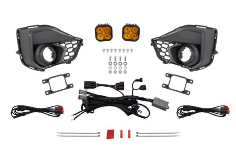 SS3 Add-On Fog Lamp Kit for 2024 Ford Mustang GT Yellow Max Diode Dynamics