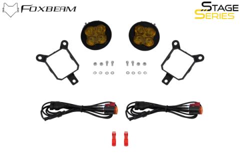 SS3 SAE/DOT Type Y Fog Light Kit Yellow (3000K) Pro (36 watts) Yellow SAE Fog Diode Dynamics