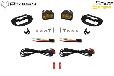 SSC2 LED Fog Light Kit for 2008-2010 Honda Odyssey, Yellow (3000K) Sport Yellow SAE Fog Diode Dynamics