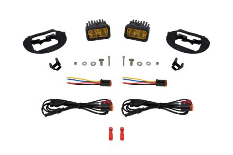 SSC2 LED Fog Light Kit for 2008-2010 Honda Odyssey, Yellow (3000K) Pro Yellow SAE Fog