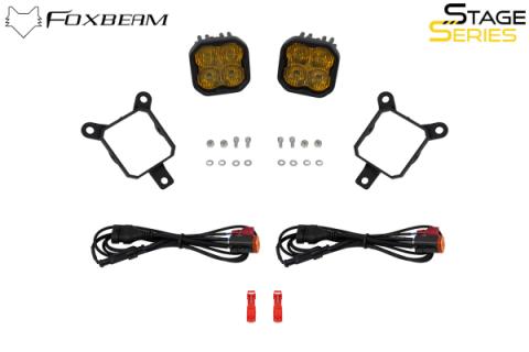 SS3 SAE/DOT Type YS Fog Light Kit Cool White (6000K) Pro (36 watts) White SAE Fog Diode Dynamics