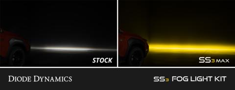 SS3 SAE/DOT Type YS Fog Light Kit Cool White (6000K) Pro (36 watts) White SAE Fog Diode Dynamics