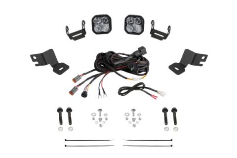 Stage Series A-Pillar Pod Kit for 2021-2024 Polaris RZR Trail, Cool White (6000K) SS3 Sport Sport White Combo