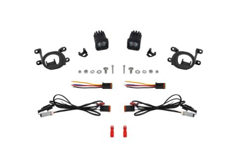 SSC1 LED Fog Light Kit for 19-22 Toyota Prius, White SAE Fog Diode Dynamics