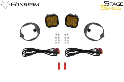 SS3 LED Fog Light Kit for 09-11 Honda Element, Sport White SAE Fog Diode Dynamics