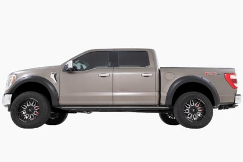 Traditional Pocket Fender Flares Flat Black Ford F-150 2WD/4WD (21-23) Rough Country
