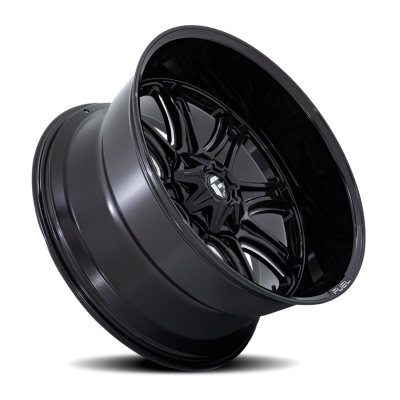 Aluminum Wheels 20X10 Darkstar FC853BE 5 On 114.3/5 On 127 Gloss Black/Milled 78.1 Bore -18 Offset Fuel Off Road Wheels