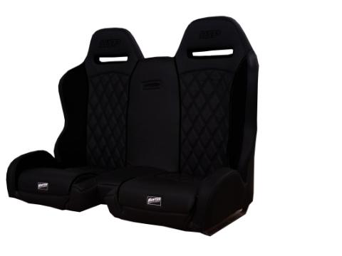 CAN AM Maverick X3 Bench Seat For 17-Up Maverick X3 Direct Bolt in Black/Black HIJACK Series HSP Seats