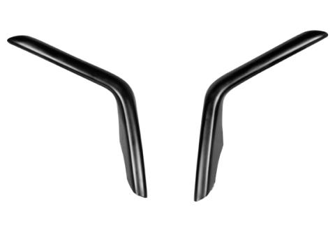 Infiniti Q60 Front Splitter &amp; Winglets Unfinished For 17-21 Infiniti Q60 Stillen