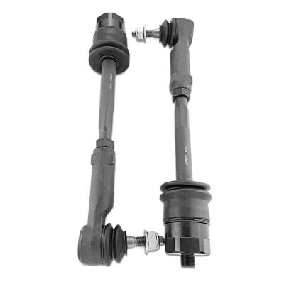Apex Chassis Heavy Duty Tie Rod Assembly Fits: 01-06 Chevy Silverado/Suburban/Sierra 1500 HD/2500/3500  01-13 GMC Yukon XL 2500  02-06 Avalanche 2500  Includes: Left &amp; Right Inner &amp; Outer Tie Rod