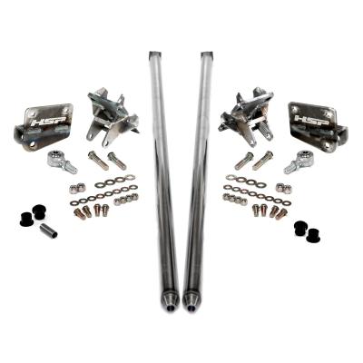 HSP Traction Bars For 2011-2017 Ford Powerstroke 6.7 Liter F250 F350 SRW Crew Cab Long Bed-Polar White
