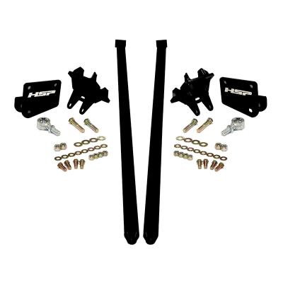 HSP Traction Bars For 2017.5-2022 Ford Powerstroke 6.7 Liter F250 Regular Cab Long Bed-Silk Stain Black