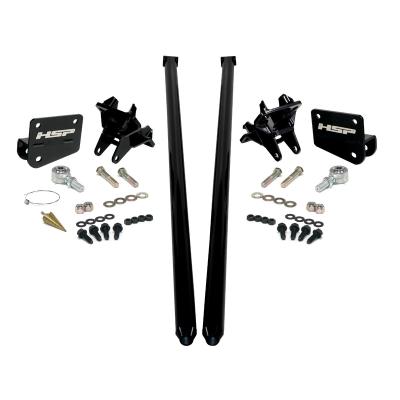 HSP Traction Bars For 2017.5-2022 Ford Powerstroke 6.7 Liter F350 SRW Extended Cab Short Bed-Ink Black