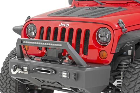 Jeep 7 Inch LED Projection Headlights Wrangler TJ, JK Rough Country