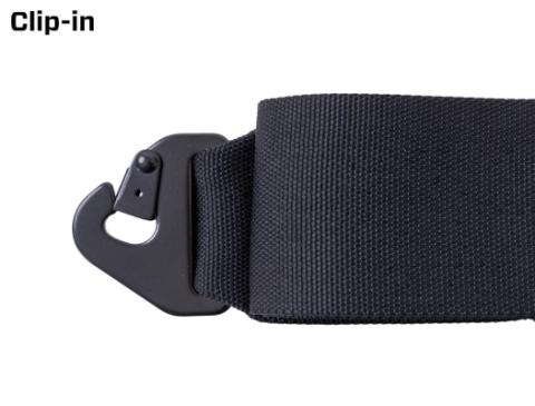 Clip-In Harness Tab Black PRP Seats