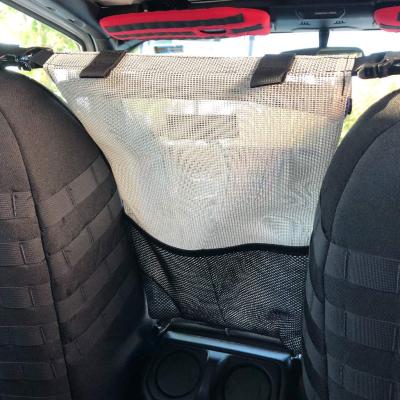 Universal Shade Material Seat Bag and Pet Divider Black Bartact