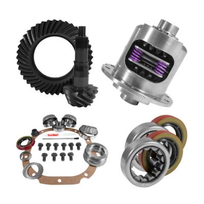 8.8 inch Ford 3.27 Rear Ring and Pinion Install Kit 28 Spline Positraction 2.25 inch Axle Bearings USA Standard