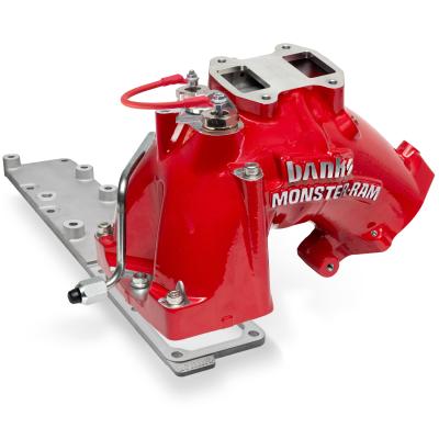 Monster-Ram Intake 2007.5-12 RAM 3500-5500 Chassis Cab 6.7L Red Powdercoat Banks Power