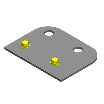 Jeep Wrangler Gas Tank Skid Plate Bracket 2007-2018 JK Clayton Off Road