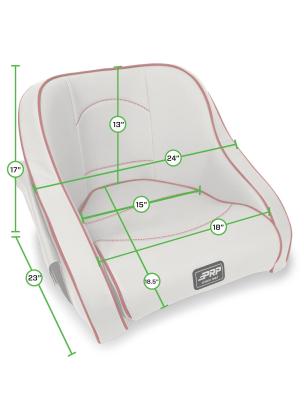 Hydro Lite Classic Boat Seat with Side Pockets PRP Seats
