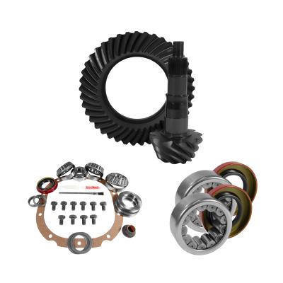 8.8 inch Ford 3.73 Rear Ring and Pinion Install Kit 2.99 inch OD Axle Bearings and Seals Yukon Gear &amp; Axle
