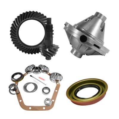 10.5 inch GM 14 Bolt 4.56 Rear Ring and Pinion Install Kit 30 Spline Positraction Yukon Gear &amp; Axle