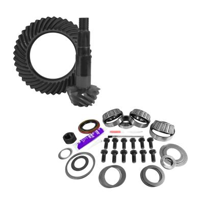 11.25 inch Dana 80 Thin 3.73 Rear Ring and Pinion Install Kit 4.125 inch OD Bearing Yukon Gear &amp; Axle