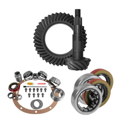 8.2 inch GM 3.73 Rear Ring and Pinion Install Kit 2.25 inch OD Axle Bearings and Seals Yukon Gear &amp; Axle