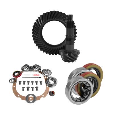 8.8 inch Ford 3.73 Rear Ring and Pinion Install Kit 2.25 inch OD Axle Bearings and Seals Yukon Gear &amp; Axle