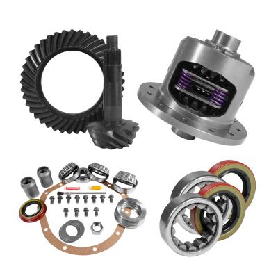 8.875 inch GM 12T 4.11 Rear Ring and Pinion Install Kit 30 Spline Positraction Axle Bearings Yukon Gear &amp; Axle
