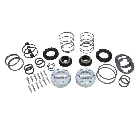 Yukon Hardcore Locking Hub Set For GM 8.5 Inch Front And Dana 44 19 Spline Yukon Gear &amp; Axle