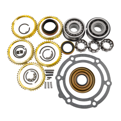 Getrag-4 Speed/Getrag-5 Speed Transmission Bearing/Seal Kit w/Synchro Rings 1988-91 Chevrolet/GMC C1500/C2500 K1500/K2500 4-Speed/5-Speed Manual Trans 1.3 Inch Output Bearings USA Standard Gear