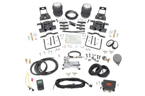 Air Spring Kit w/compressor Wireless Controller Ford F-250/F-350 Super Duty (05-16) Rough Country