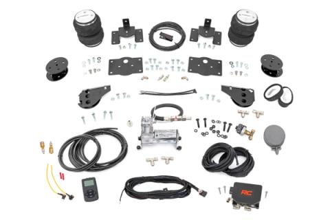 Air Spring Kit w/compressor Wireless Controller 4 Inch Lift Kit Ram 1500 (10-18 &amp; Classic) Rough Country