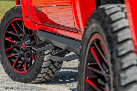 SRL2 Adj Aluminum Step Crew Cab Silverado/Sierra 1500/2500HD/3500HD (07-18 &amp; Classic) Rough Country